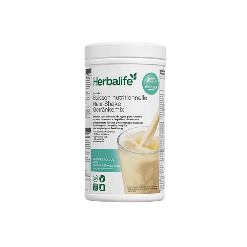 Formula 1 Ananas-Kokosnuss Shake – Limitierte Edition -  Selbst. Herbalife Nutr. Mitglied