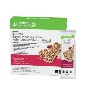 Formula 1 Express Riegel Cranberry und White Chocolate - Selbst. Herbalife Nutr. Mitglied
