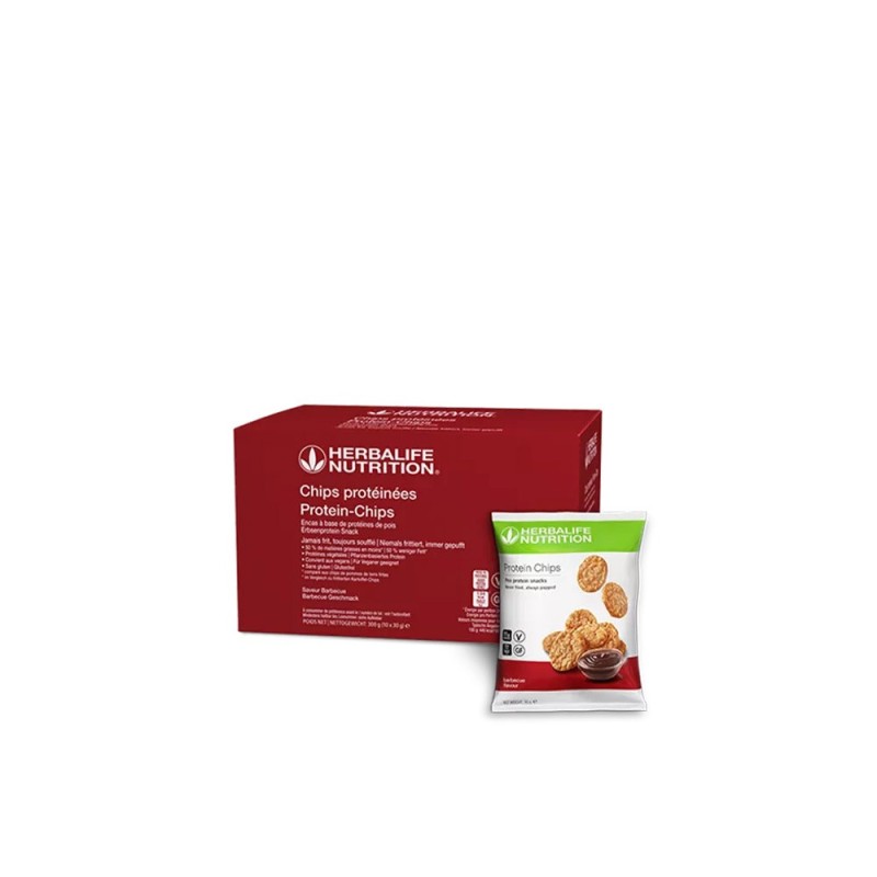 Protein Chips 10 Portionspackungen Barbecue - Herbalife Selbständiges Mitglied Schweiz