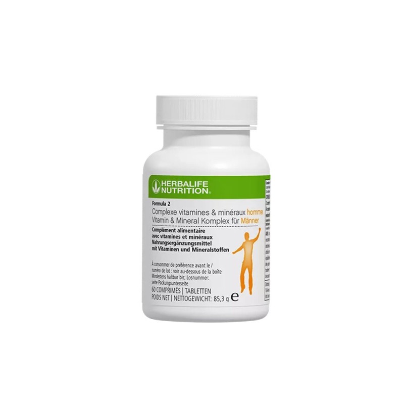 Formula 2 Vitamin & Mineral Komplex für Männer - Selbst. Herbalife Nutr. Mitglied