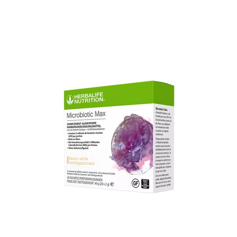 Microbiotic Max Vanillegeschmack 20 Portionspackungen - Herbalife Selbständiges Mitglied Schweiz